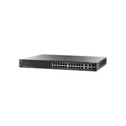 Cisco Small Business SG300-28PP - Commutateur - C3 - Géré - 24 x 10 - 100 - 1000 (PoE+) + 2 x 10... (SG300-28PP-K9UK-RF)_1